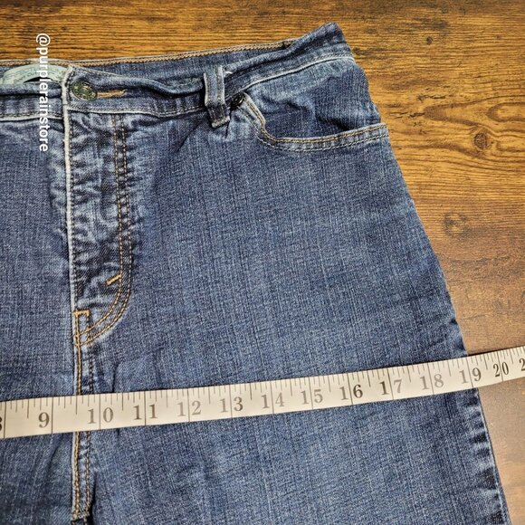 Levi's Jeans 16 Perfectly Slimming 512 Boot Button Flap Tummy Control Western - Picture 9 of 14